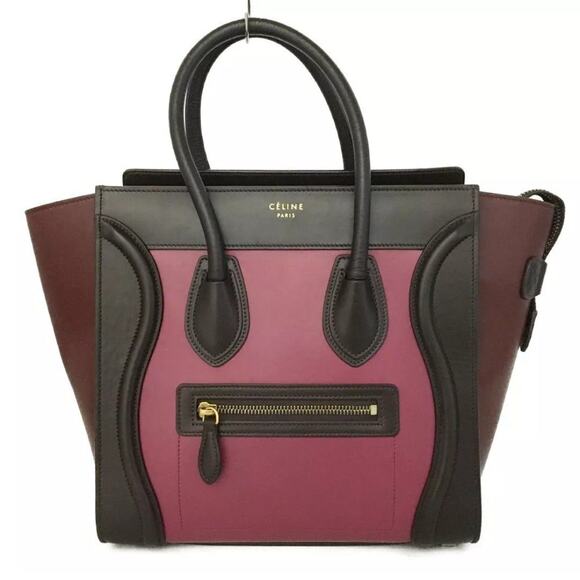 Luggage Micro Shopper Leather Tote Hand Bag MultiColor - Picture 1 of 6